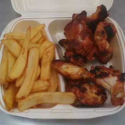 Chicken wings + frites ou potatoes