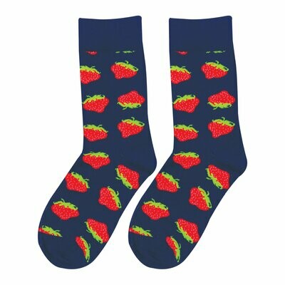 WS Strawberry Socken Gr. 35-42