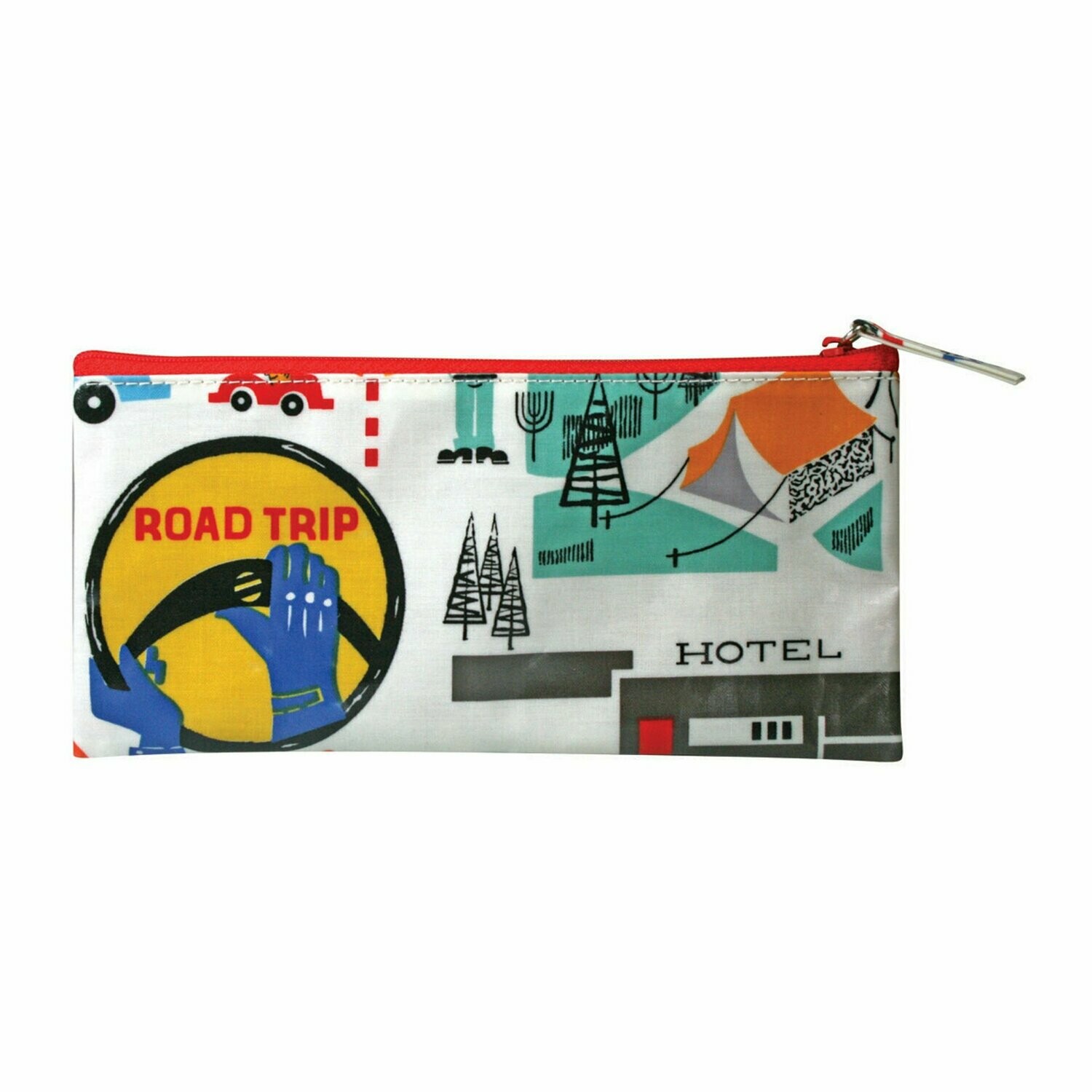 WS Road Trip Small Flat Purse Blue