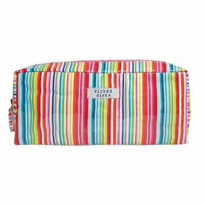 WS Rainbow Stripe Rectangular Cos Bag