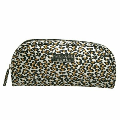 WS Leopard Small Round Cos Bag