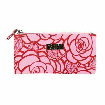 WS Fab Fleur Pink Small Flat Purse