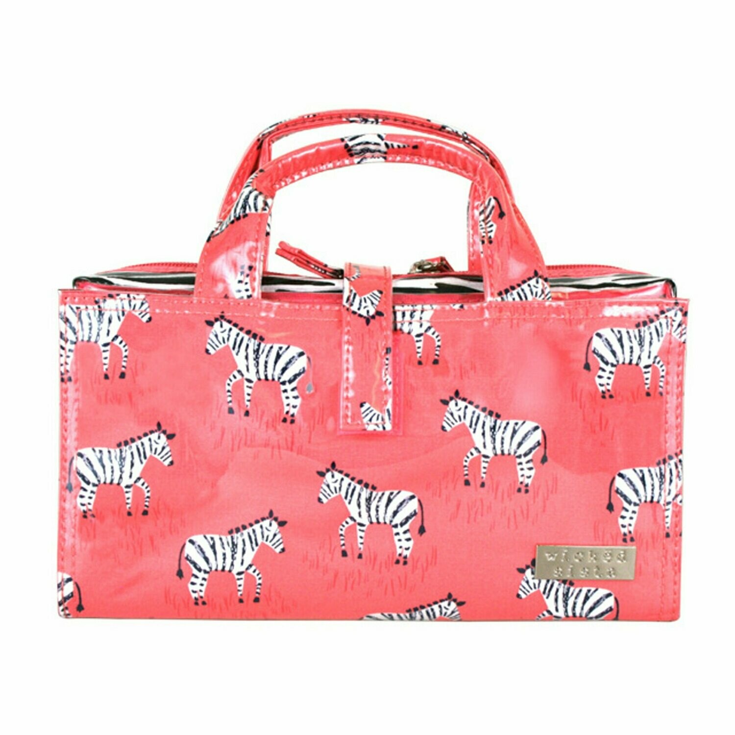 WS Zany Zebra Large Handle Cos Bag