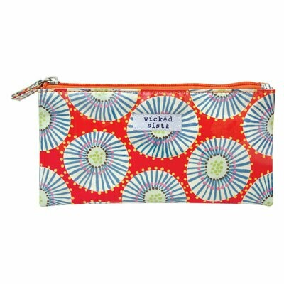 WS Kalaidoscope Red/Blue Flat Purse