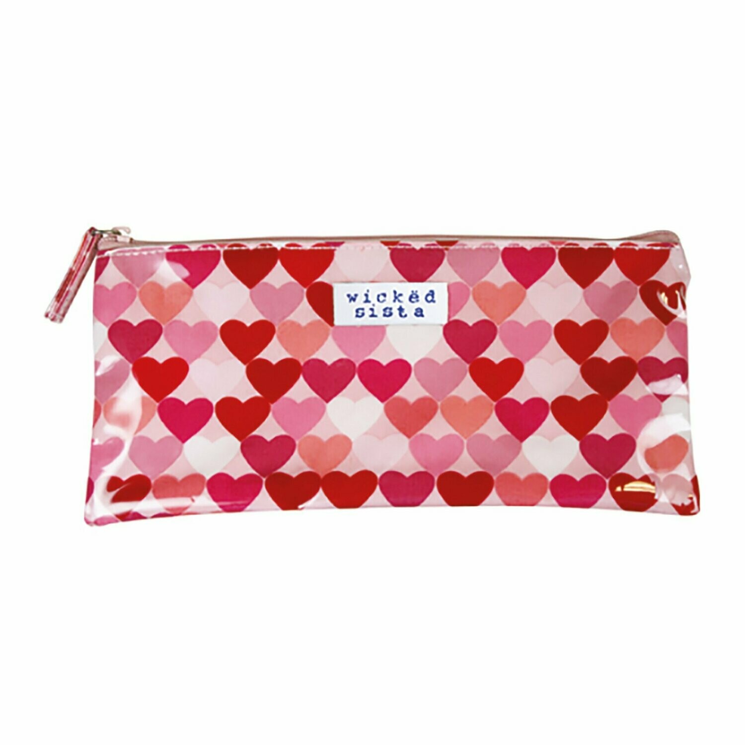 WS Heart To Heart Pink Flat Purse