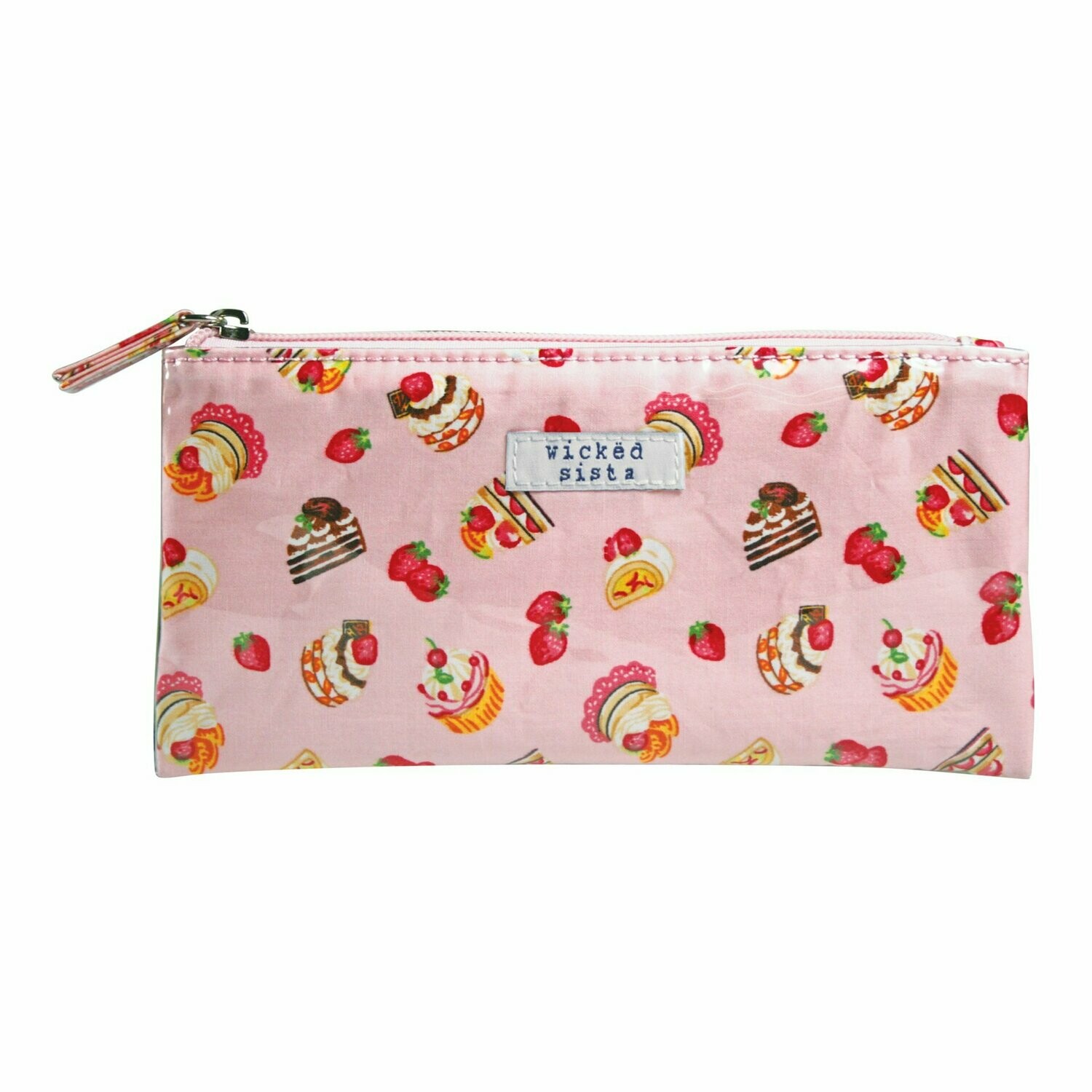 WS Cupcakes Pink Flat Purse
