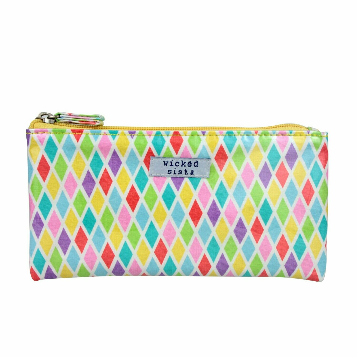WS Pastel Diamonds Flat Purse