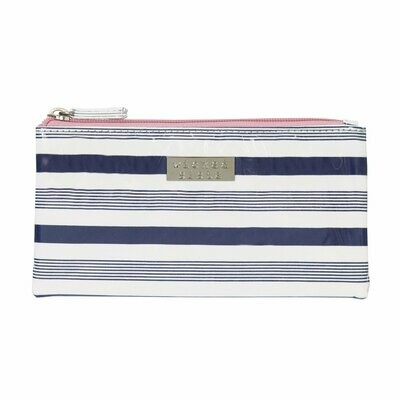 WS Sorority Stripe Flat Purse