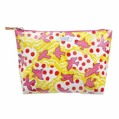 WS Flying High Pink/Yellow Medium Soft A-Line Bag