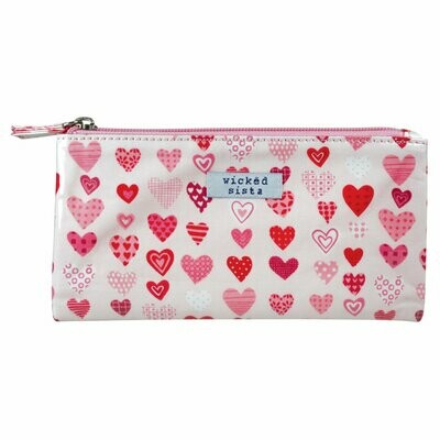 WS Lots Of Love Pink Small Flat Purse