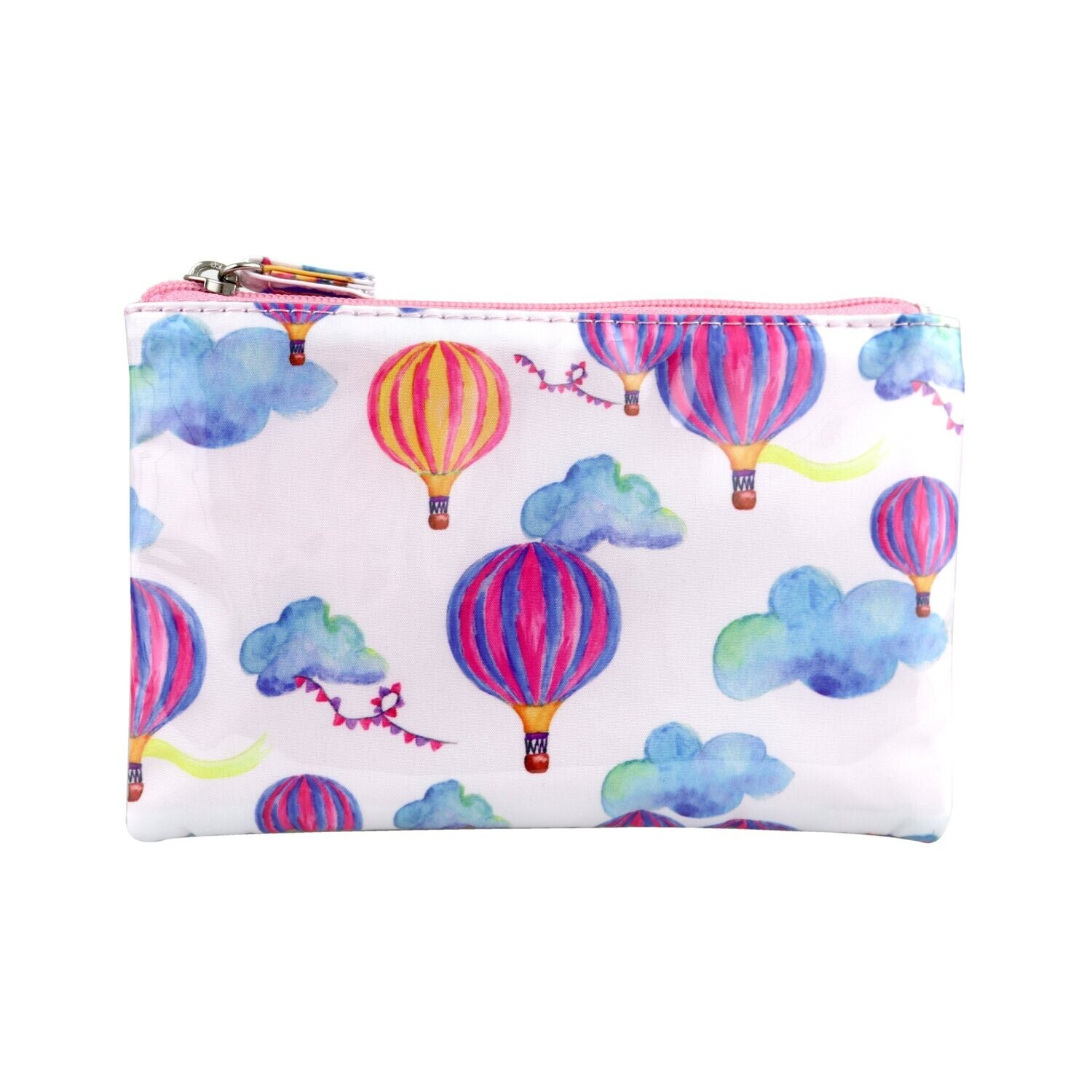 WS Hot Air Balloon Large Flat Purse