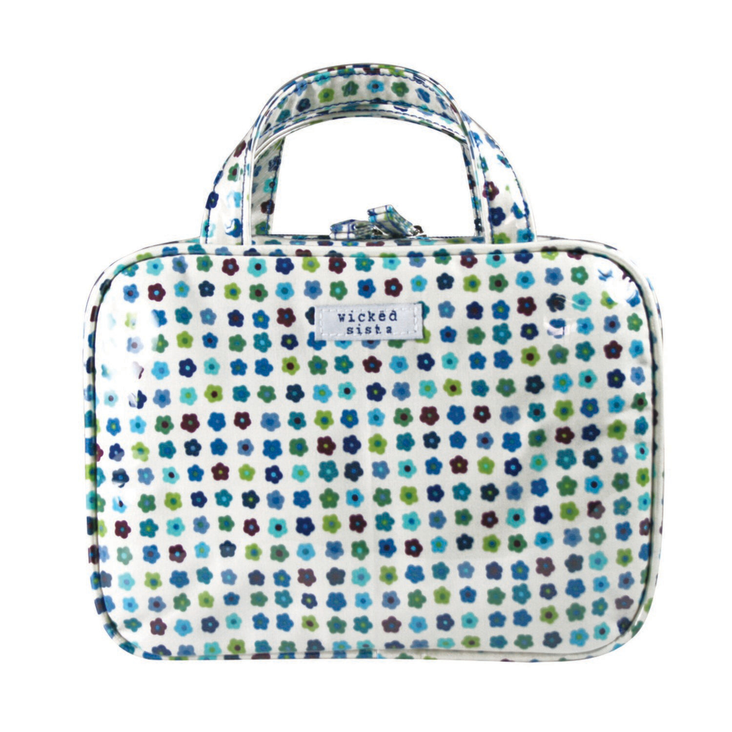 WS Buds in Bloom Blue Large Hold All Cos Bag