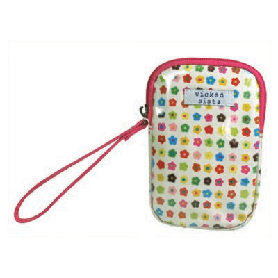 WS Buds In Bloom Pink Multi Purpose Flat Purse w/ Wristlet WS Buds In Bloom Pink Multi Purpose Flat Purse w/ Wristlet