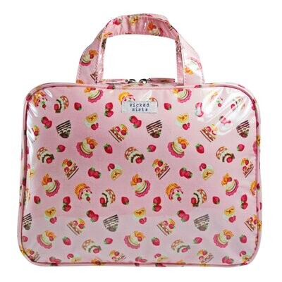 WS Cupcakes Pink Large Hold All Cos Bag