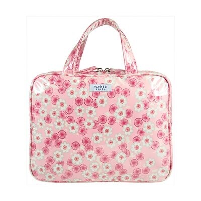 WS Ferris Fleur Pastel Pink Large Hold All Cos Bag