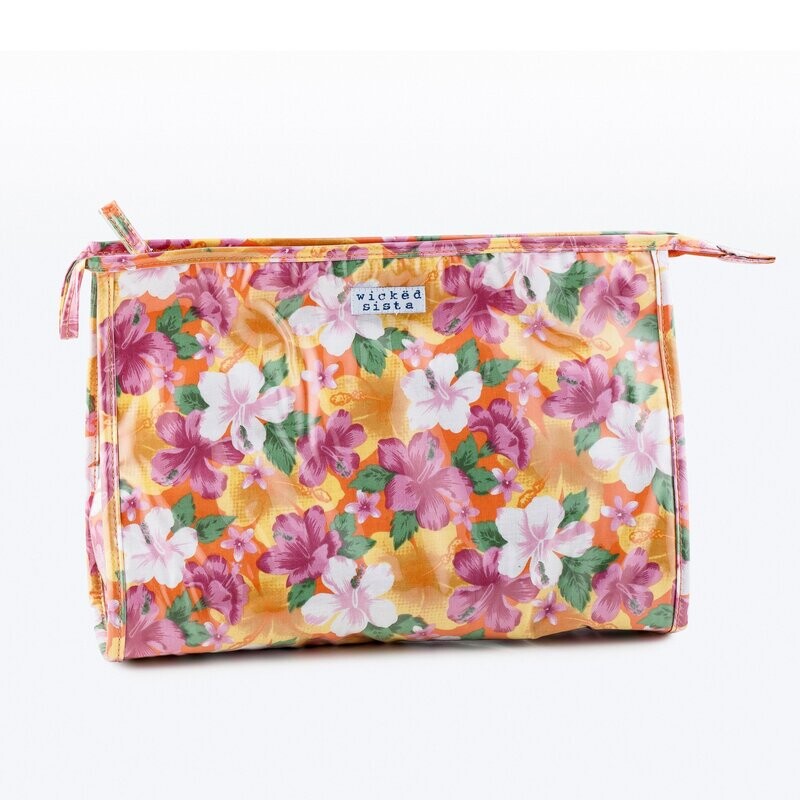 WS Hibiscus Orange Large A-Line Cos Bag WS Hibiscus Orange Large A-Line Cos Bag