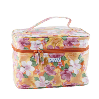 WS Hibiscus Orange Small Beauty Case