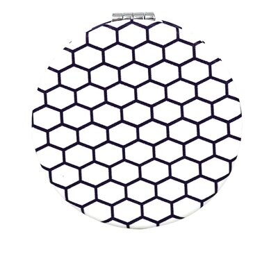WS Mirror Hexagon White