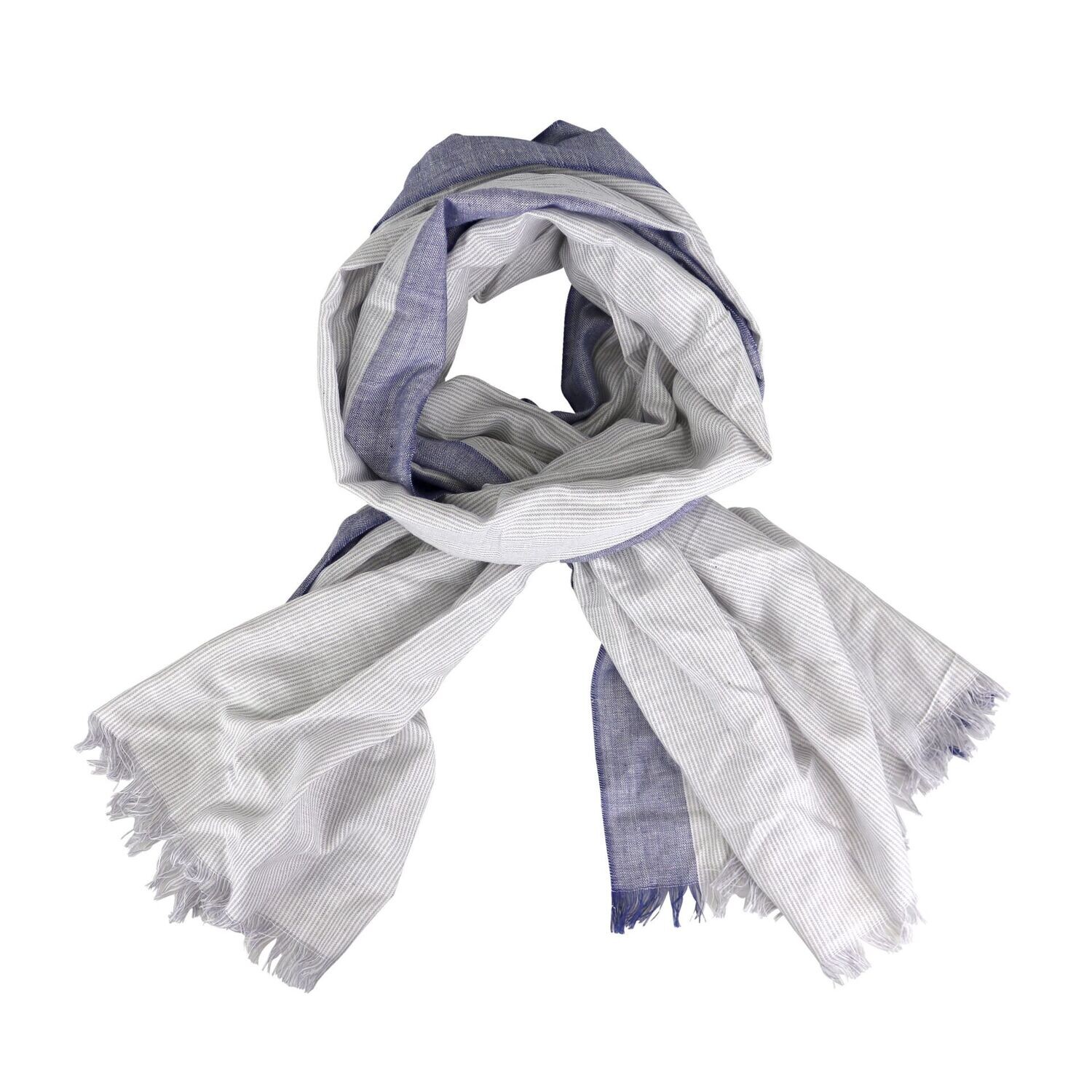 Pin Stripe Schal Blue
