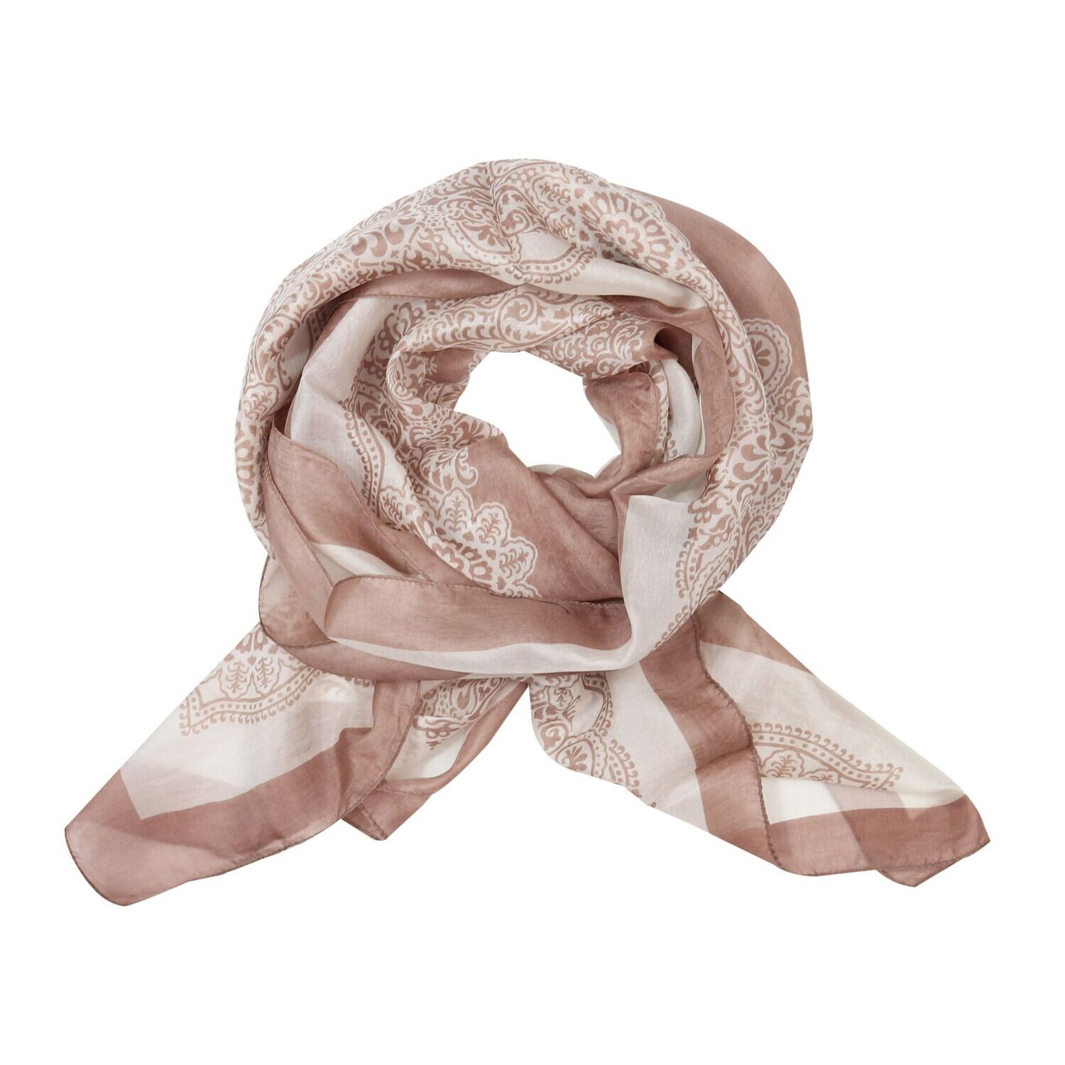 Langkawi Silk Schal Latte/White