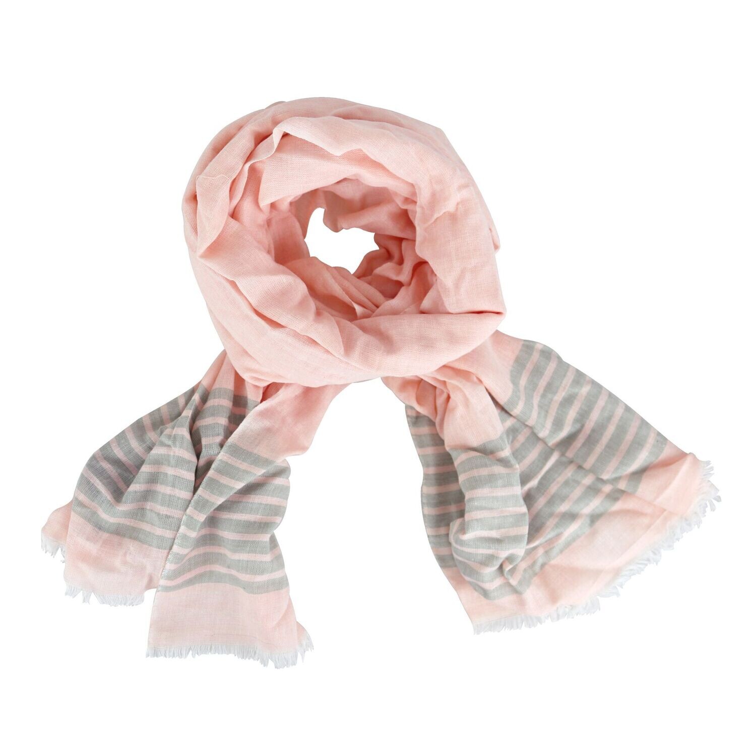 Classic Stripe Schal Pink