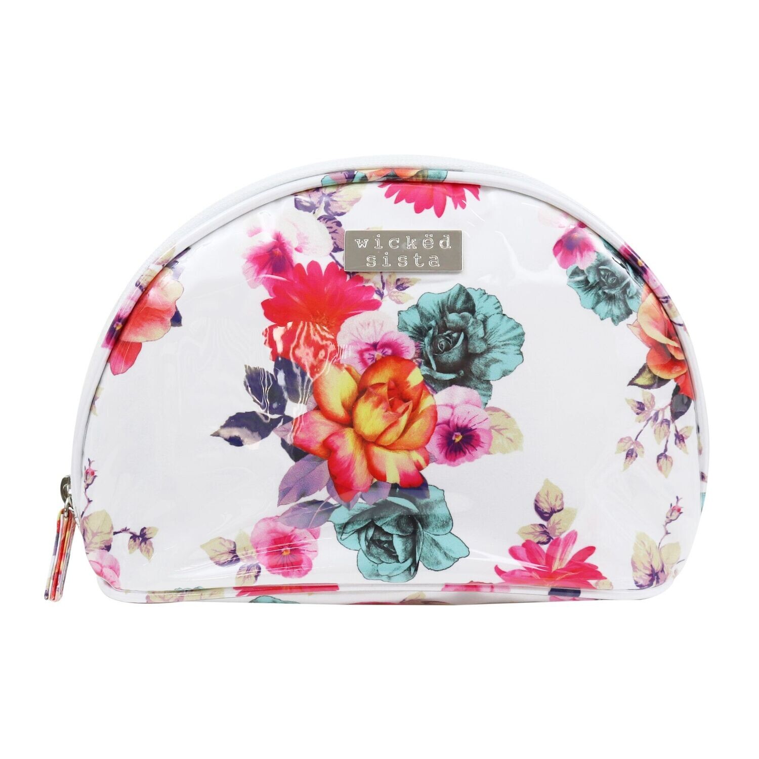 Ws Louella White Half Round Shell Cos Bag
