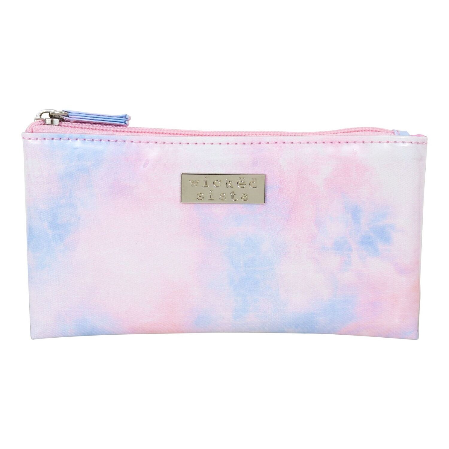 WS Pastel Tie Dye Small Flat Purse