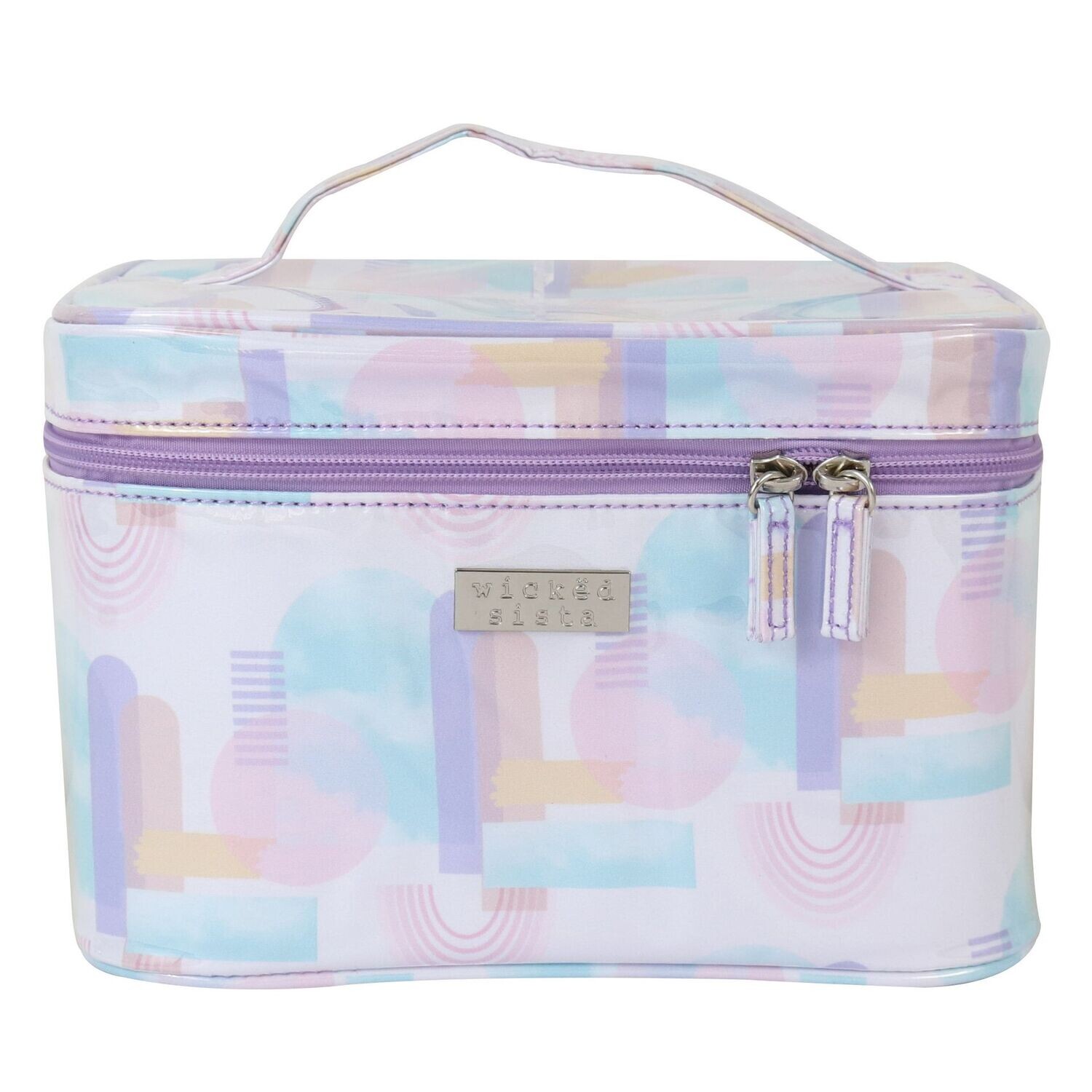 WS Pastel Abstracts Small Beauty Case