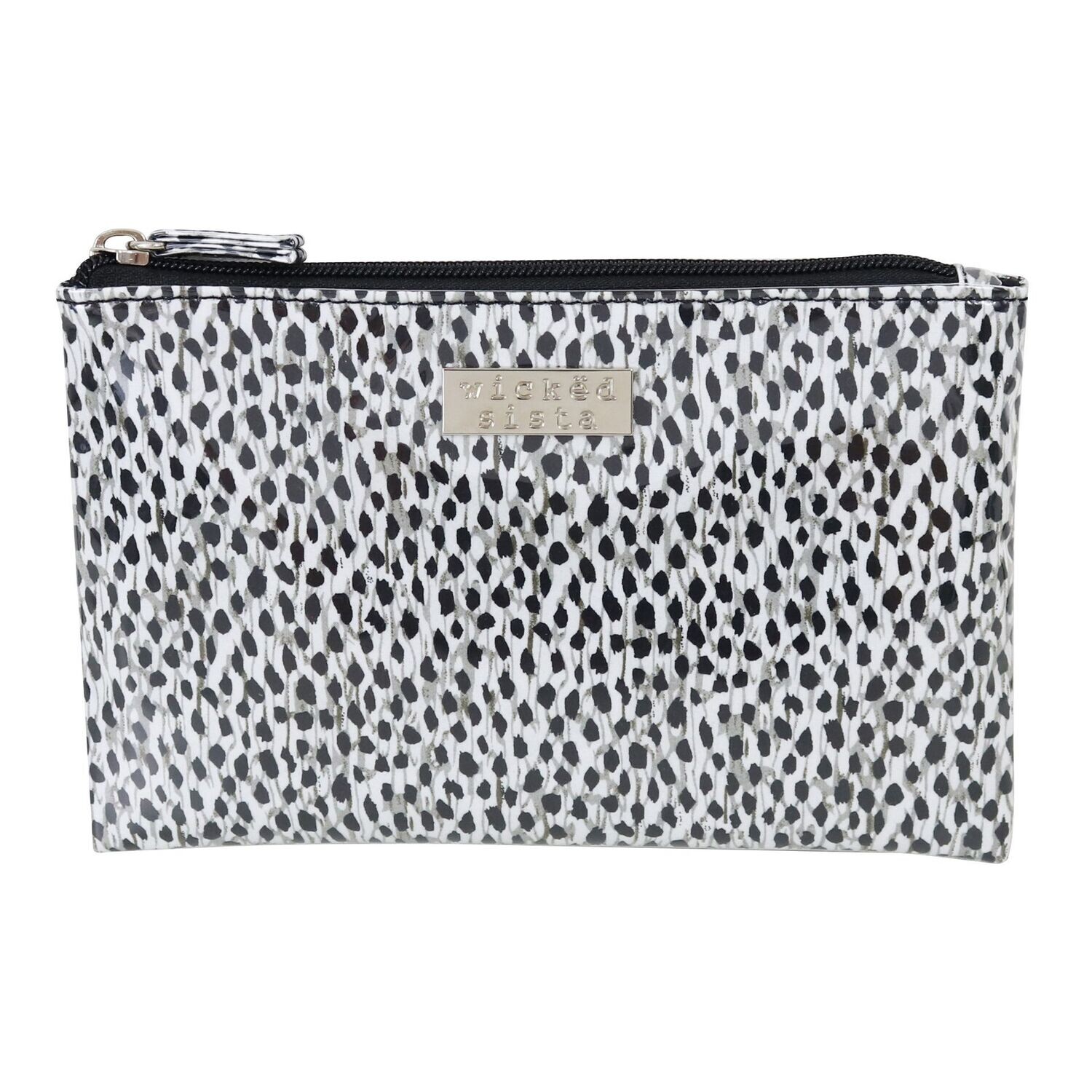 WS Safari Grey Large Flat Purse