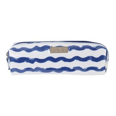 WS Wavy Stripe Long Cosmetic Bag