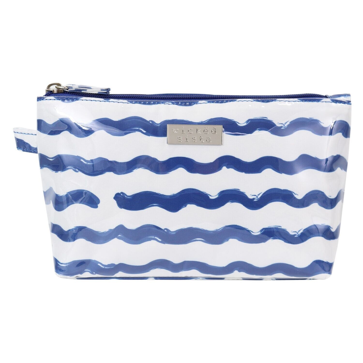 WS Wavy Stripe Medium Luxe Cosmetic Bag