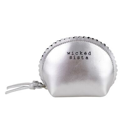 WS Silver Small Shell Purse