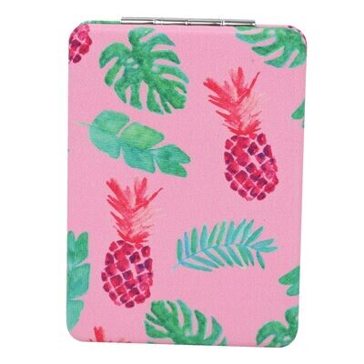 WS Rectangle Compact Mirror Cavoodle Series Pineapple Palm