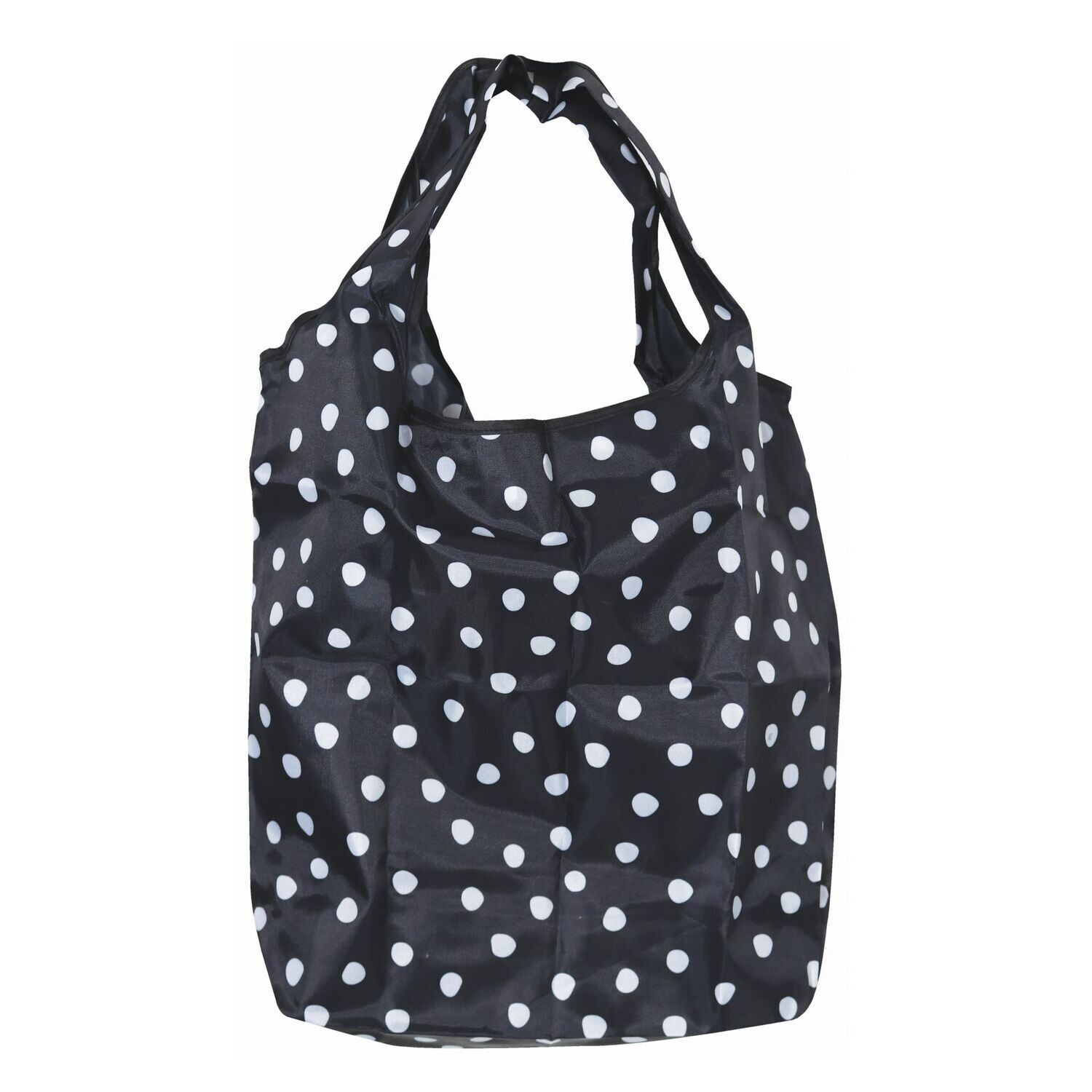 WS Foldable Shopping Bag Adoradot Black/White