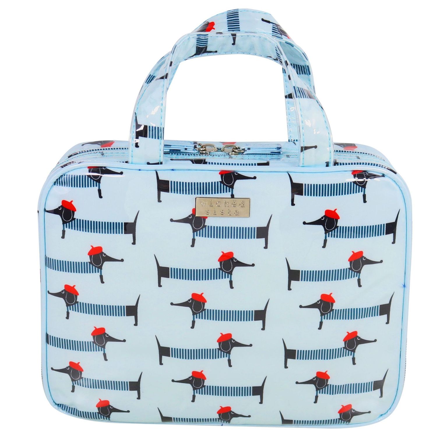 WS Dachshund in Paris Large Hold All Bag