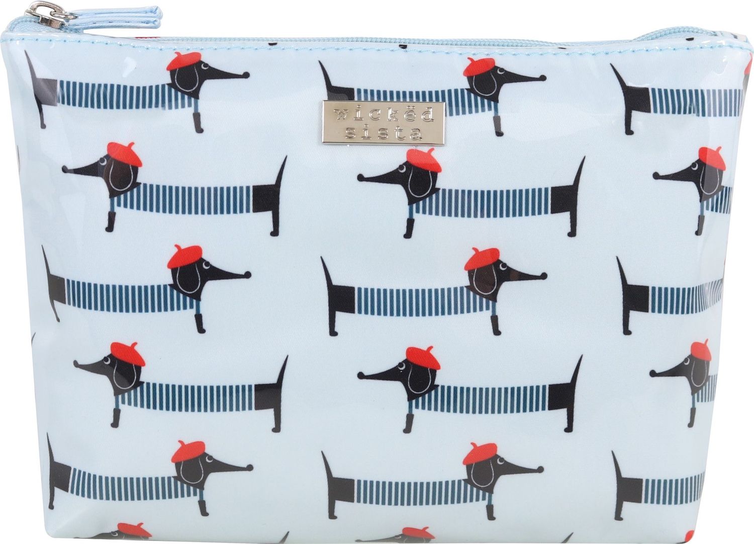 WS Dachshund in Paris Medium Soft Aline Bag