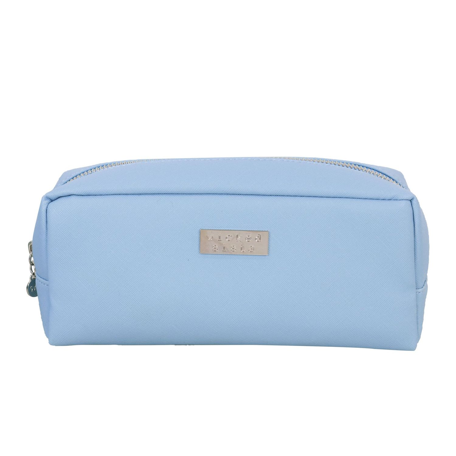 WS Premium Sky Blue Rectangular Cosm. Bag