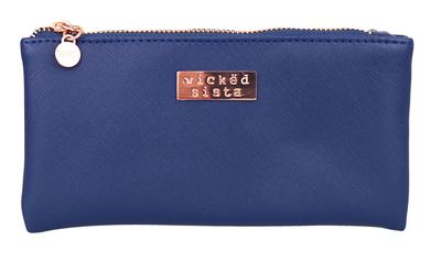 WS Premium Navy Small Flat Purse WS Premium Navy Small Flat Purse