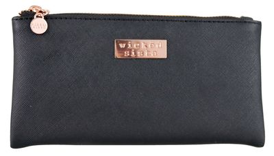 WS Premium Black Small Flat Purse
