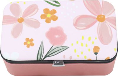WS Deluxe Jewellery Travel Case Abstract Floral
