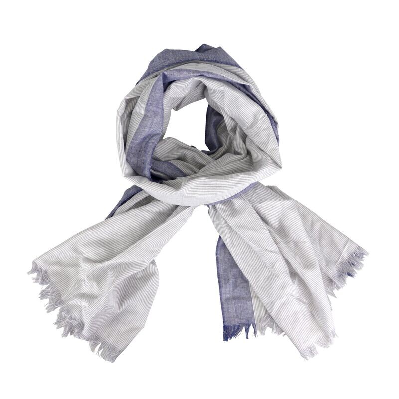 Pin Stripe Schal Blue