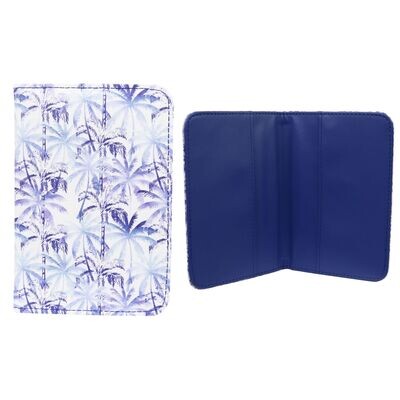 WS Passport Holder Indigo Palms
