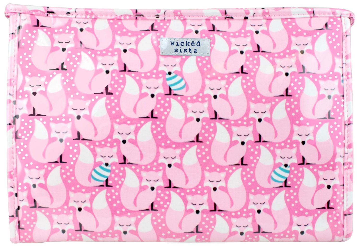 WS Fox in Tops Large Aline Cosmetic Bag