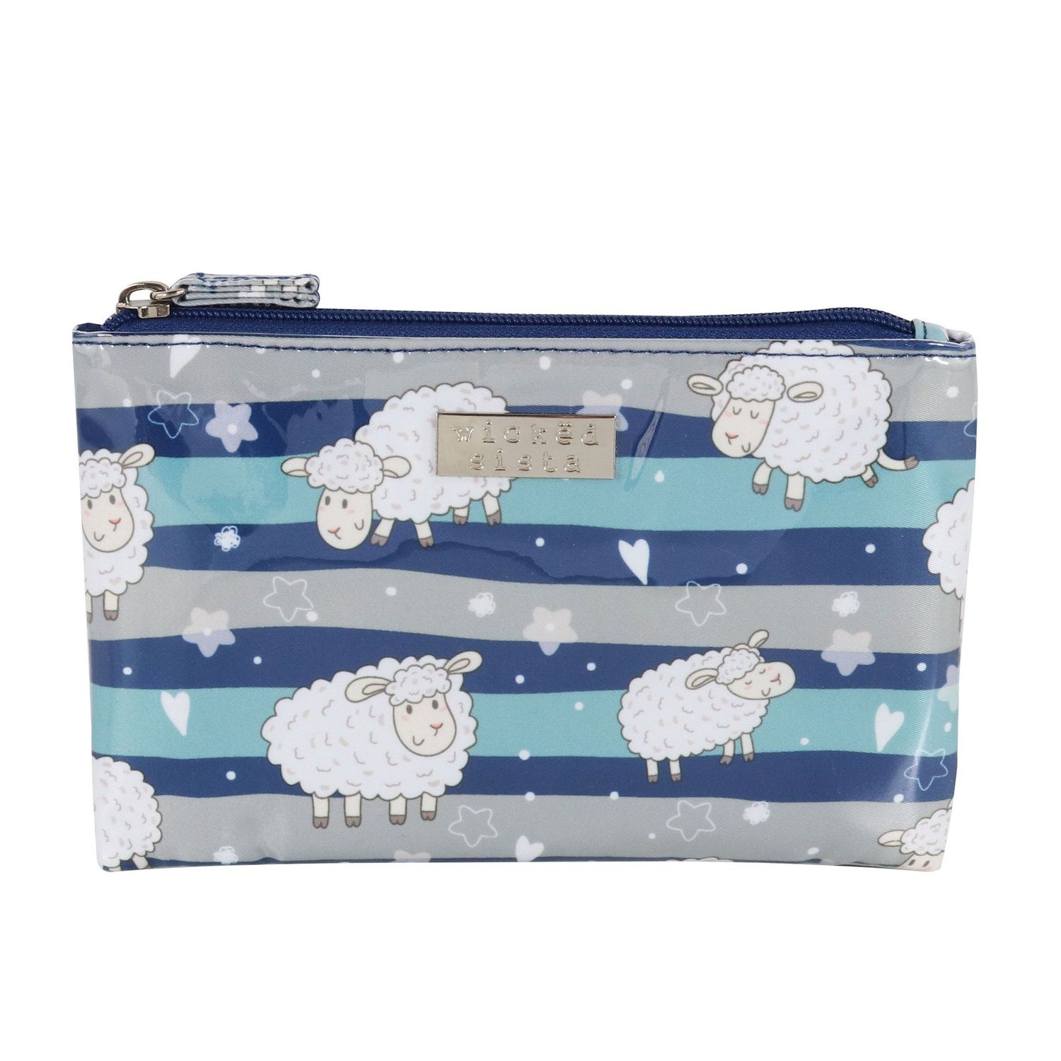 WS Sheep Large Flat Purse