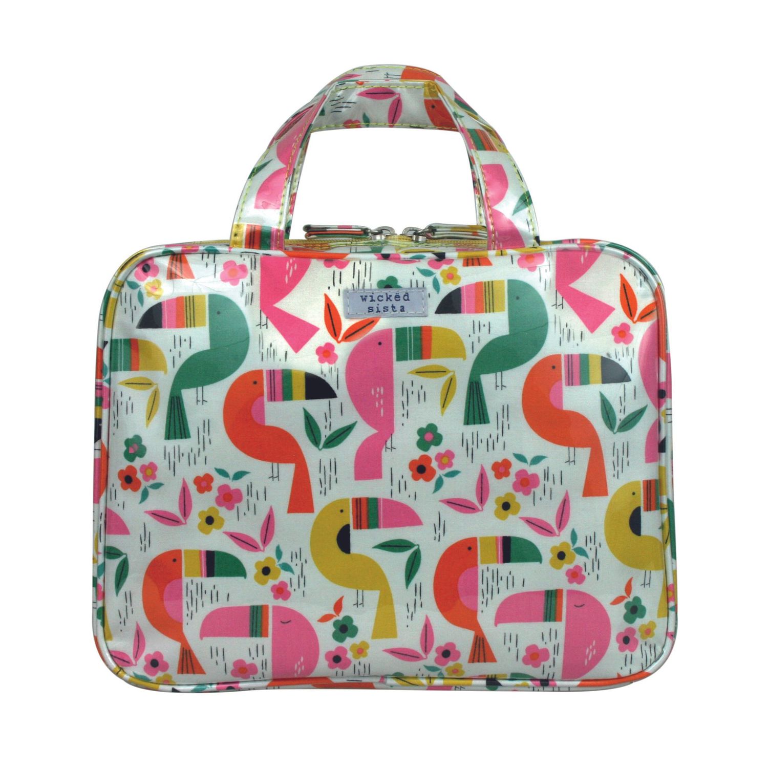 WS Toucan Town Large Hold All Cosmetic Bag