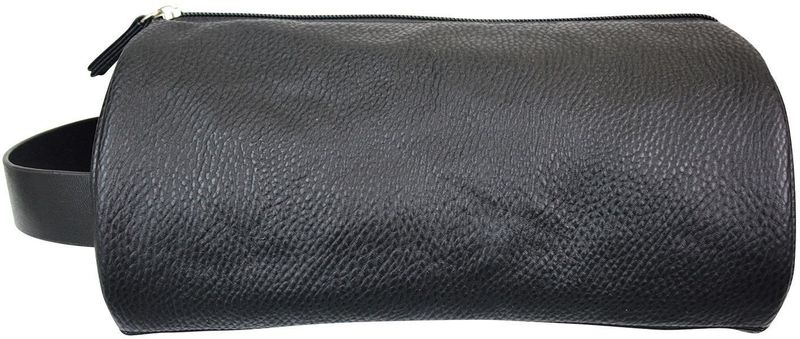 WS Mister Deluxe Black Round Wash Bag WS Mister Deluxe Black Round Wash Bag