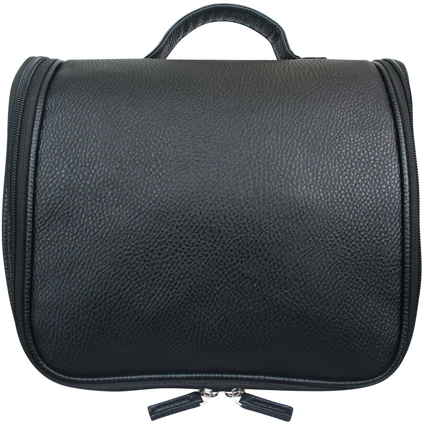 WS Mister Deluxe Black Wash Bag with Hook