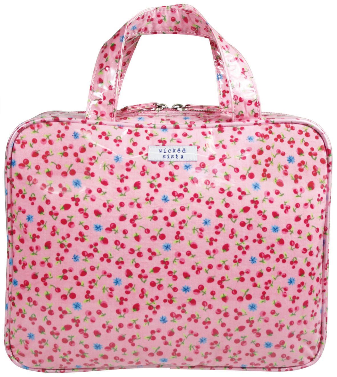 WS Berrylicious pinkLarge Hold Cosmetic Bag