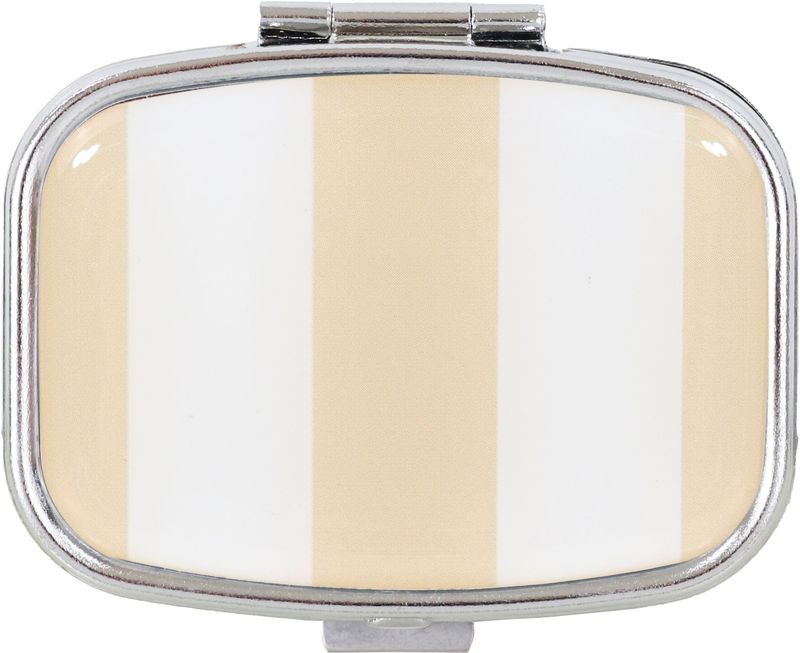 WS Mini Pill Cases Metall Bold Stripe