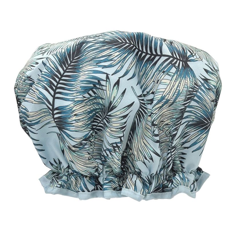 WS Shower Cap in PVC Bag TROPICAL LEAVES